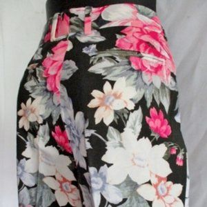 CELINE ITALY Cotton FLORAL FLOWER Pant Trousers